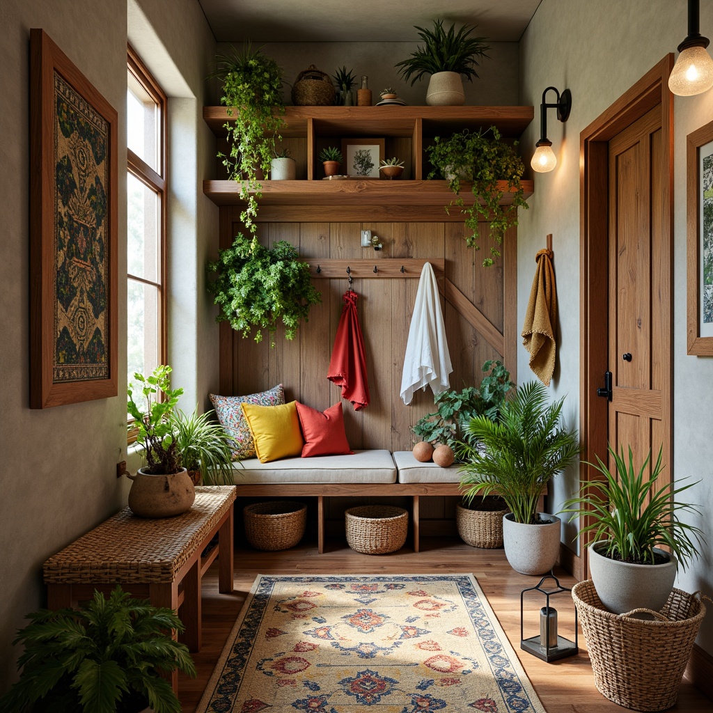 Mudroom Tropical Style Interior Design Ideas