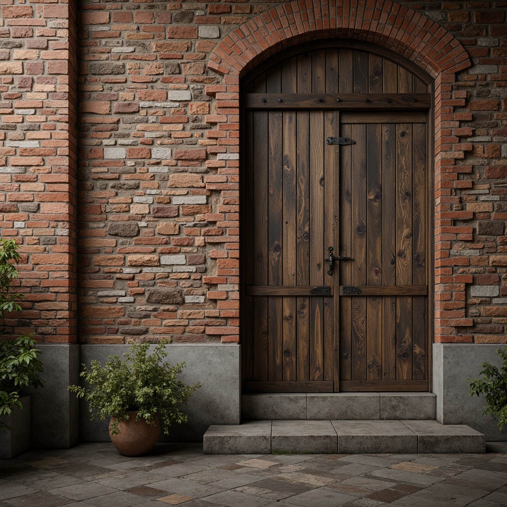 Prompt: Rustic wooden planks, distressed metal sheets, weathered stone walls, rough-hewn brick facades, tactile concrete surfaces, organic natural patterns, earthy color palette, warm ambient lighting, shallow depth of field, 1/2 composition, detailed textures, realistic materiality, subtle normal mapping, cinematic atmosphere.