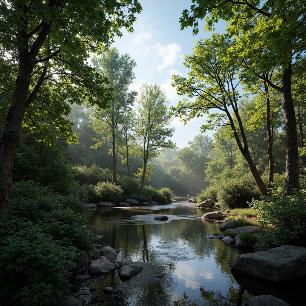 Prompt: \Muted forest tones, soft moss greens, calming sky blues, weathered wood accents, natural stone textures, serene water reflections, gentle mist effects, warm sunlight filtering through leaves, shallow depth of field, 1/1 composition, realistic foliage, ambient occlusion, peaceful atmosphere.\Let me know if you need any adjustments!