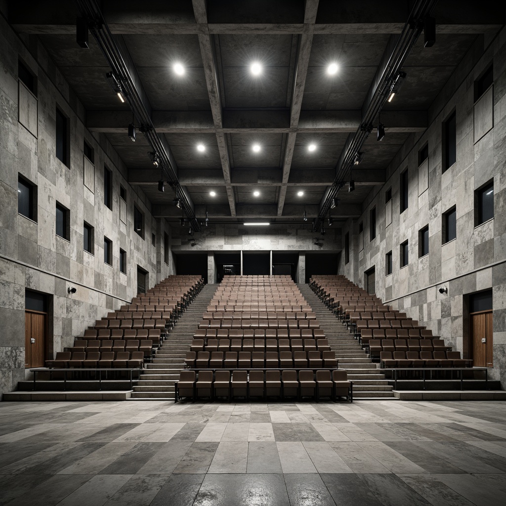 Auditorium Brutalism Style Building Design Ideas