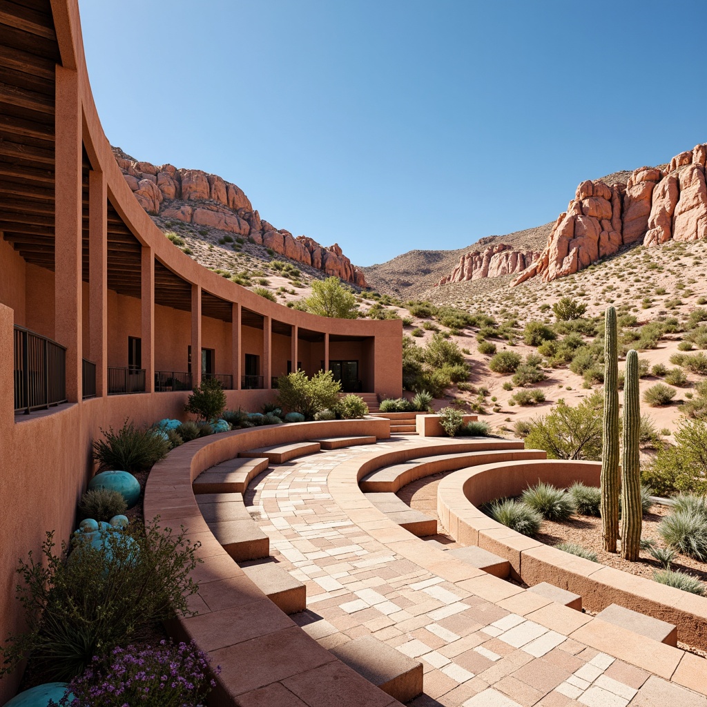 Southwestern Style Amphitheater Building Design Ideas