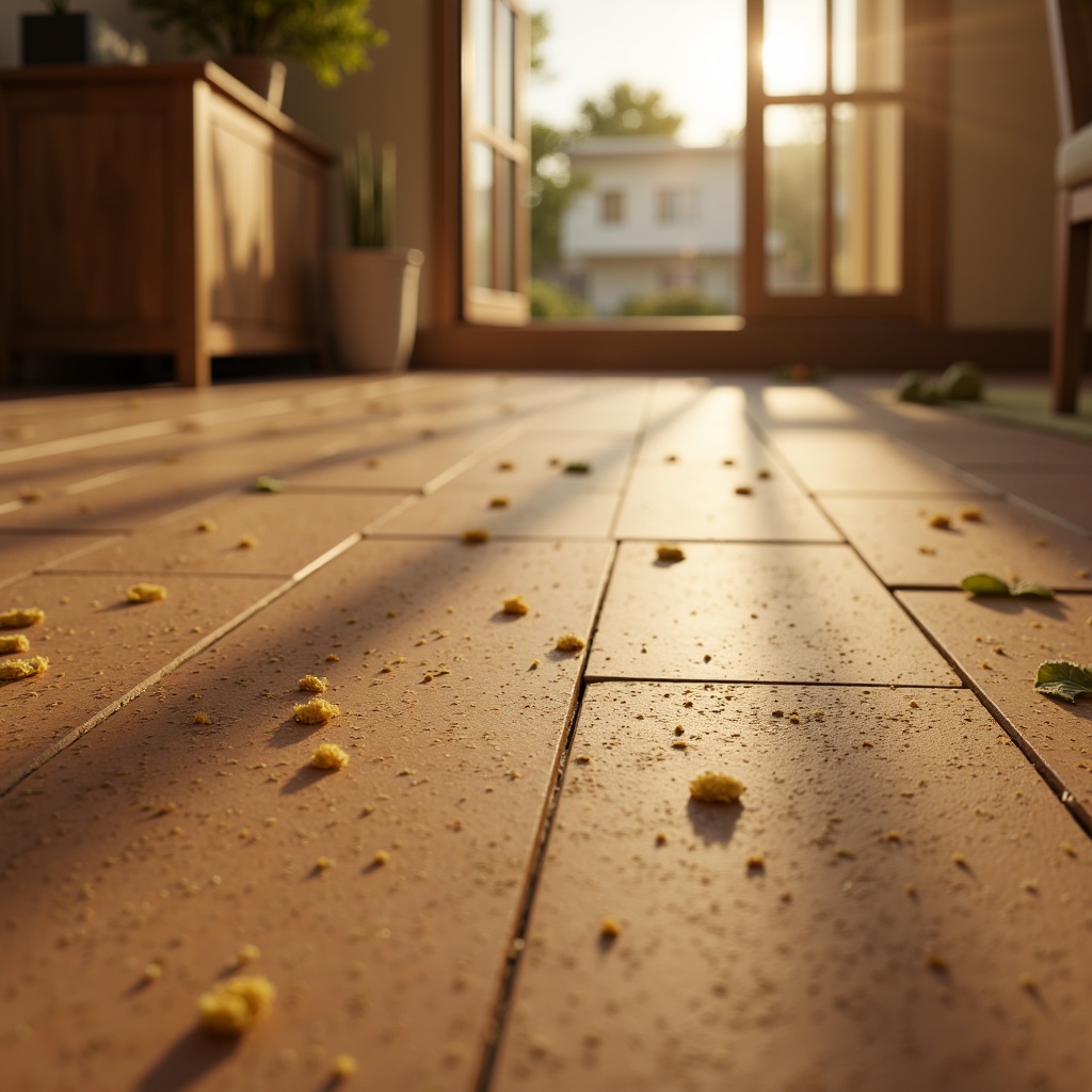 Prompt: Natural cork material, warm earthy tones, soft textured surface, sustainable eco-friendly flooring, organic patterns, rustic charm, cozy atmosphere, warm golden lighting, shallow depth of field, 1/1 composition, realistic textures, ambient occlusion.