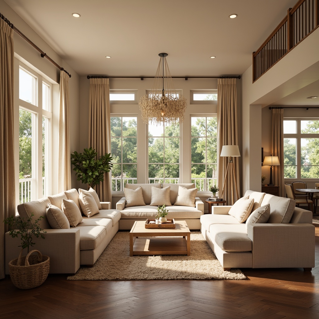 Prompt: Cozy living room, plush sofas, oversized armchairs, soft velvet upholstery, wooden coffee tables, woven baskets, natural fiber rugs, warm beige walls, large windows, abundant sunlight, subtle warm lighting, comfortable seating arrangements, ergonomic design, supportive backrests, adjustable headrests, reclining mechanisms, soft pastel colors, calming atmosphere, peaceful ambiance.