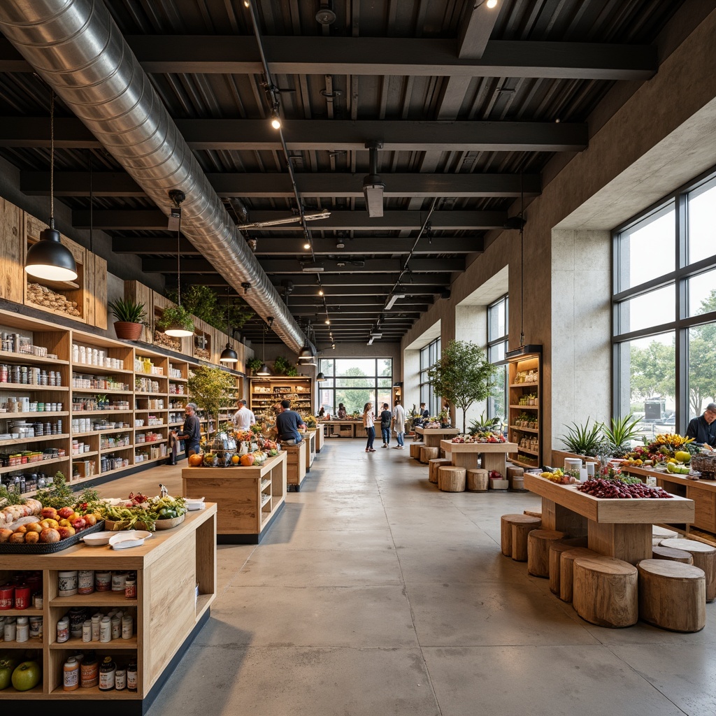 Coastal Style Grocery Store Building Design Ideas