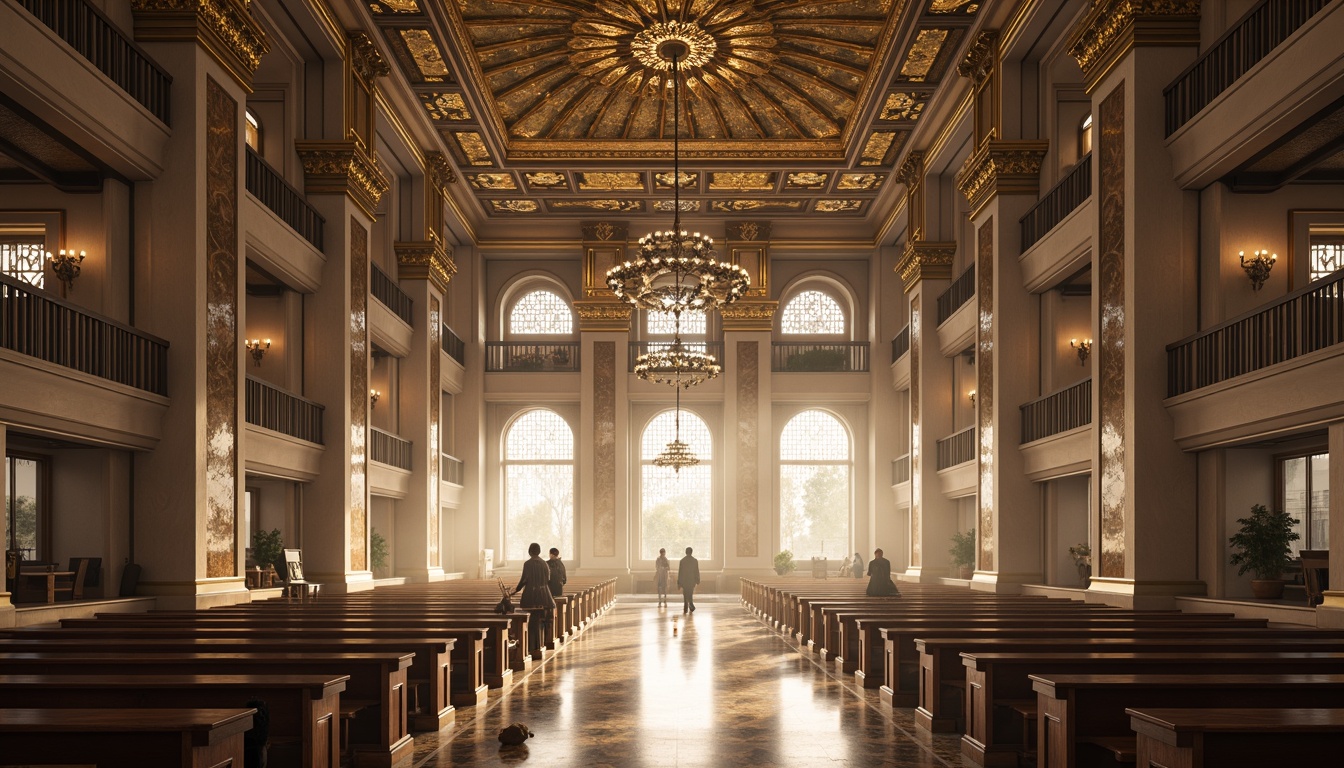 Prompt: Grand mosque interior, high ceilings, intricate Islamic patterns, golden domes, marble floors, ornate chandeliers, natural light pouring in, stained glass windows, serene ambiance, peaceful atmosphere, soft warm lighting, shallow depth of field, 3/4 composition, realistic textures, ambient occlusion, grand prayer hall, rows of wooden pews, holy scriptures, sacred relics, spiritual symbols, devout worshipers, morning sunlight, misty fog, subtle color palette.Let me know if this meets your requirements!