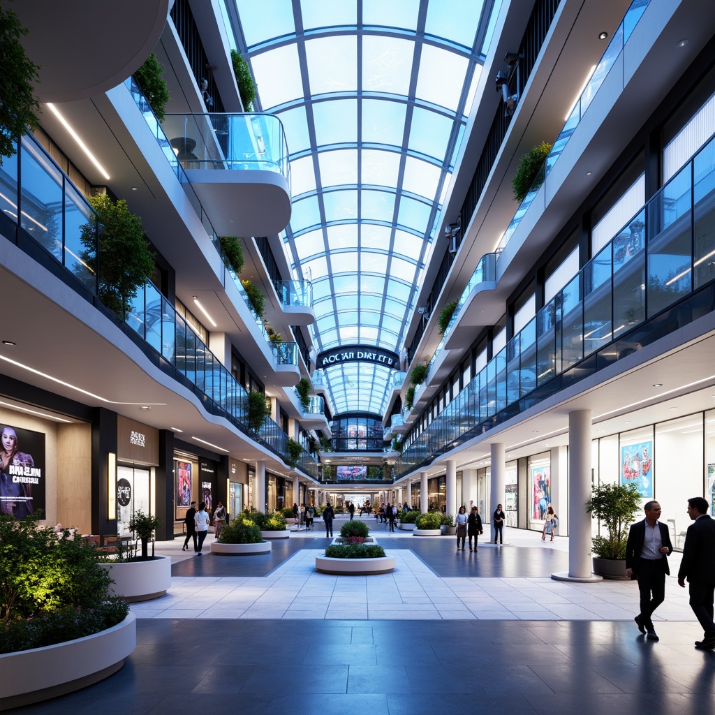 Futurism Style Shopping Centers Design Ideas