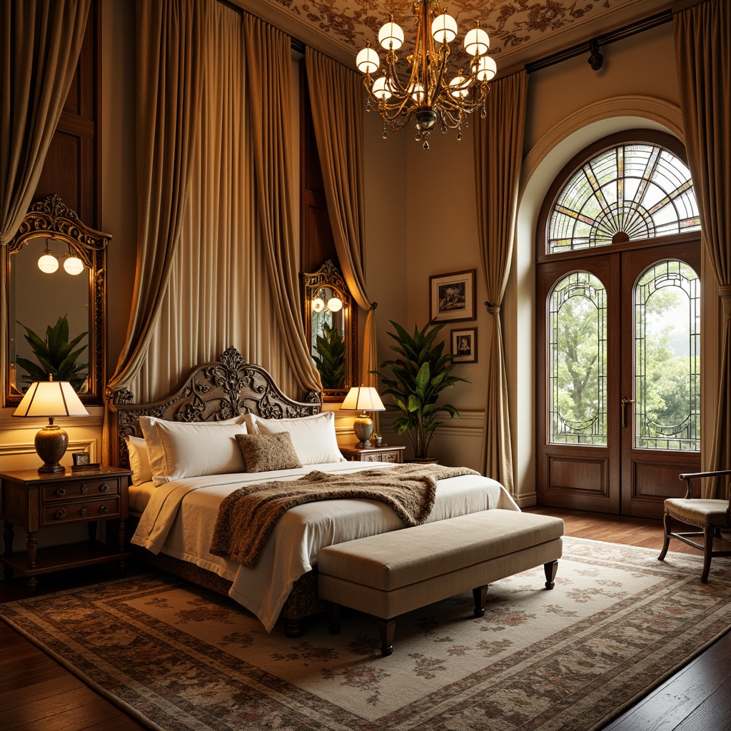 Art Nouveau Style Bedroom Interior Design Ideas