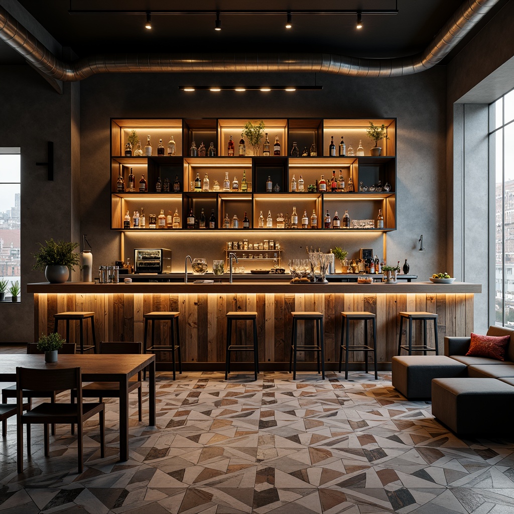 Bauhaus Style Home Bar Design Ideas