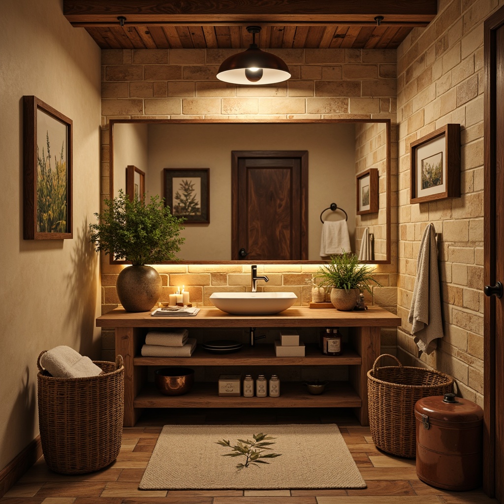 Rustic Style Bathroom Design Ideas