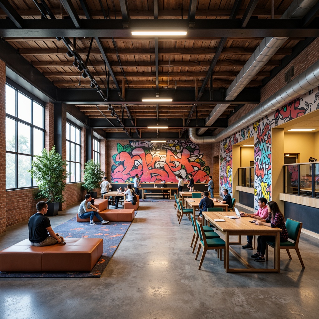 Youth Center Industrial Style Building Design Ideas