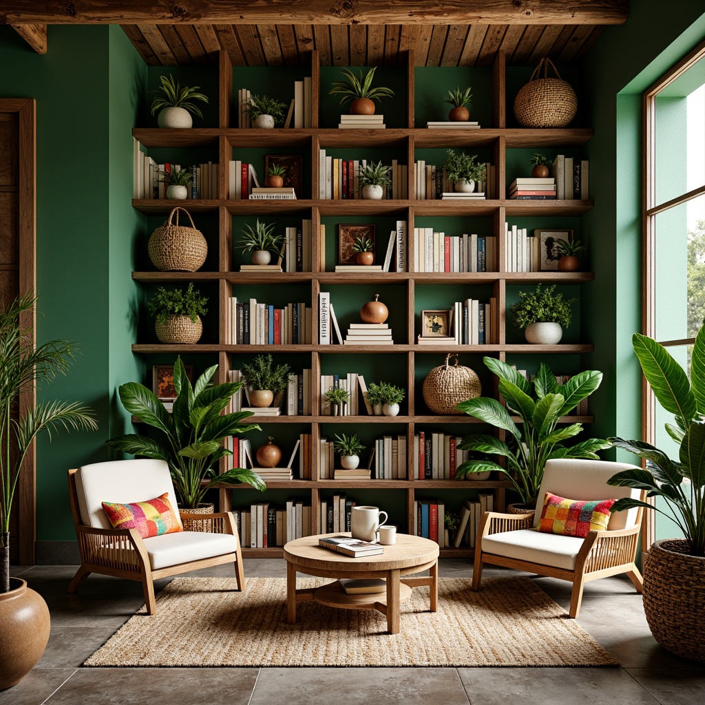 Tropical Style Library Building Design Ideas