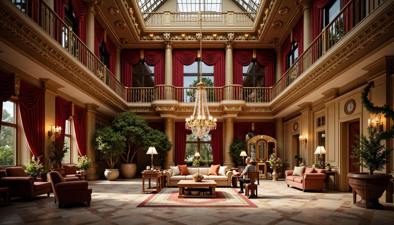 Prompt: Luxurious mansion, grandiose facade, intricately carved stonework, ornate balconies, lavish furnishings, velvet drapes, crystal chandeliers, gilded accents, marble floors, intricate moldings, Baroque-inspired architecture, opulent interior design, rich jewel-toned colors, warm golden lighting, shallow depth of field, 1/1 composition, realistic textures, ambient occlusion.