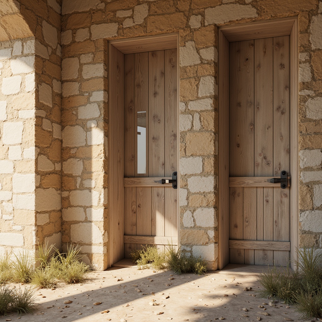 Prompt: Weathered sandy dunes, rough stone walls, rustic wooden planks, worn concrete floors, peeling paint textures, distressed metal surfaces, faded fabric patterns, natural earthy tones, warm beige colors, soft golden lighting, shallow depth of field, 1/1 composition, realistic normal maps, ambient occlusion.