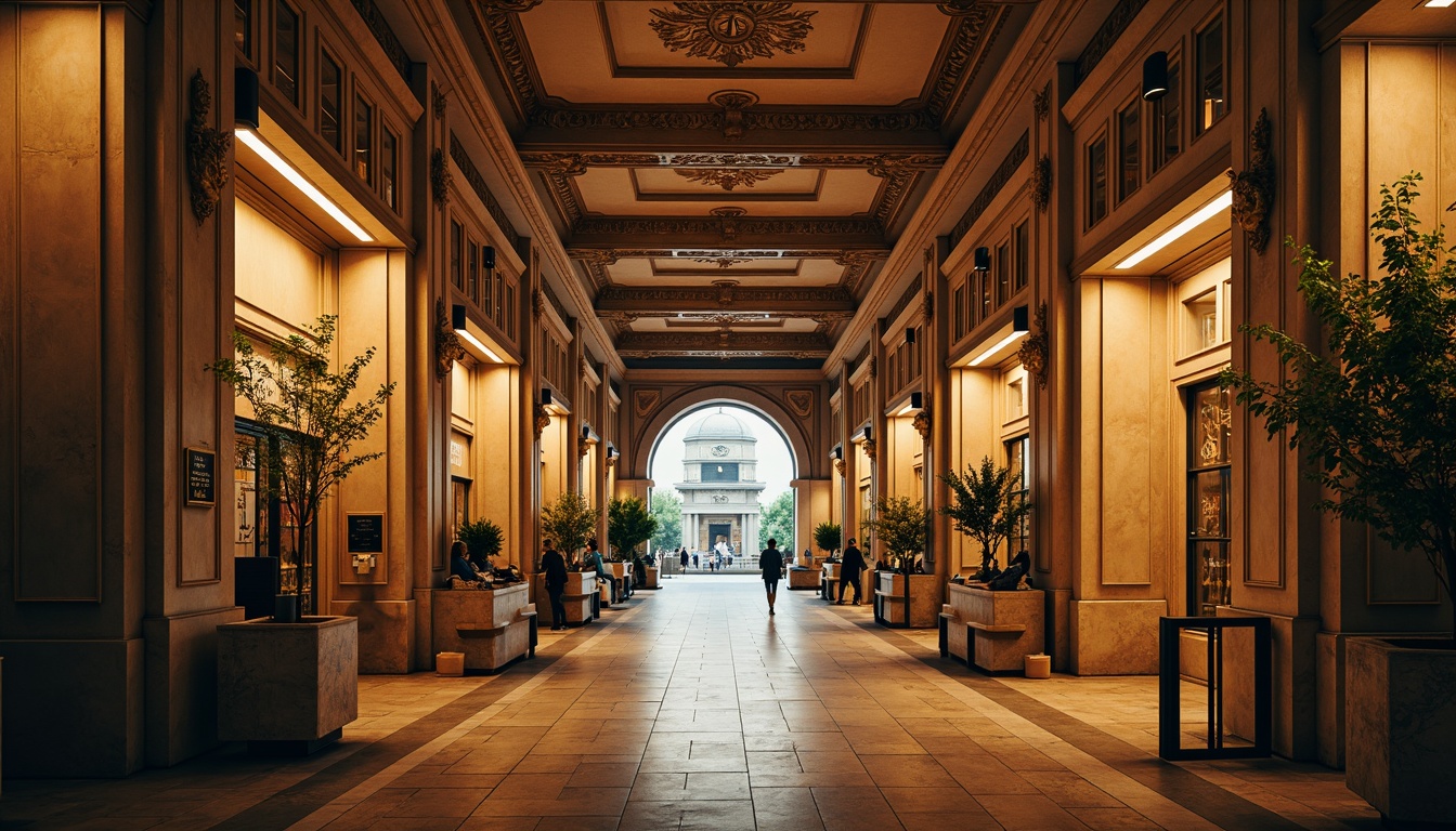 Prompt: Ornate charging stations, Renaissance-inspired facades, grand archways, ornamental columns, intricate stone carvings, classical pediments, decorative cornices, rusticated bases, symmetrical compositions, warm golden lighting, soft shadows, high-contrast textures, realistic reflections, 1/2 composition, shallow depth of field, atmospheric perspective, subtle color grading.