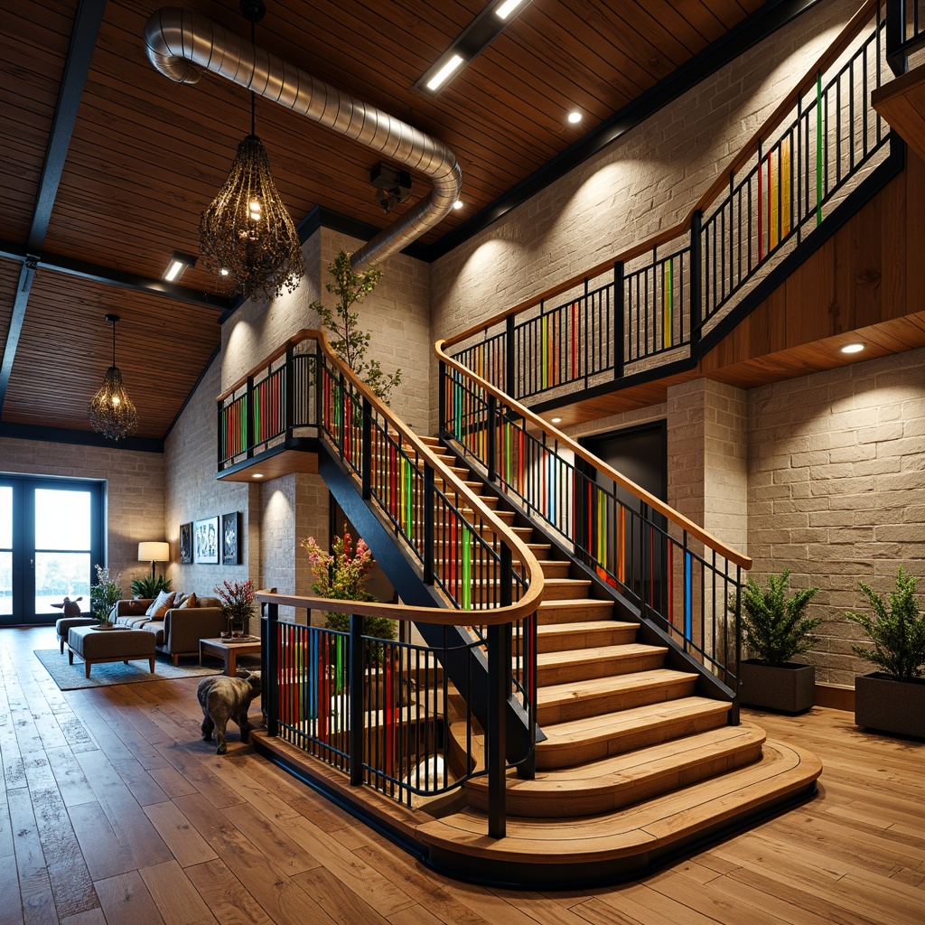 Eclectic Style Staircase Design Ideas