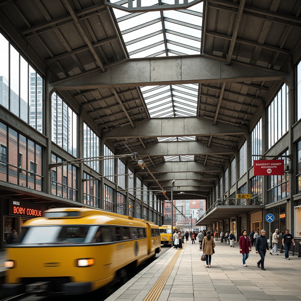 Bauhaus Style Train Station Building Design Ideas