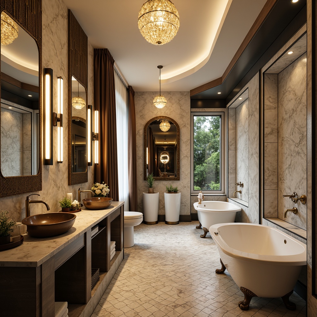 Art Deco Style Bathroom Interior Design Ideas