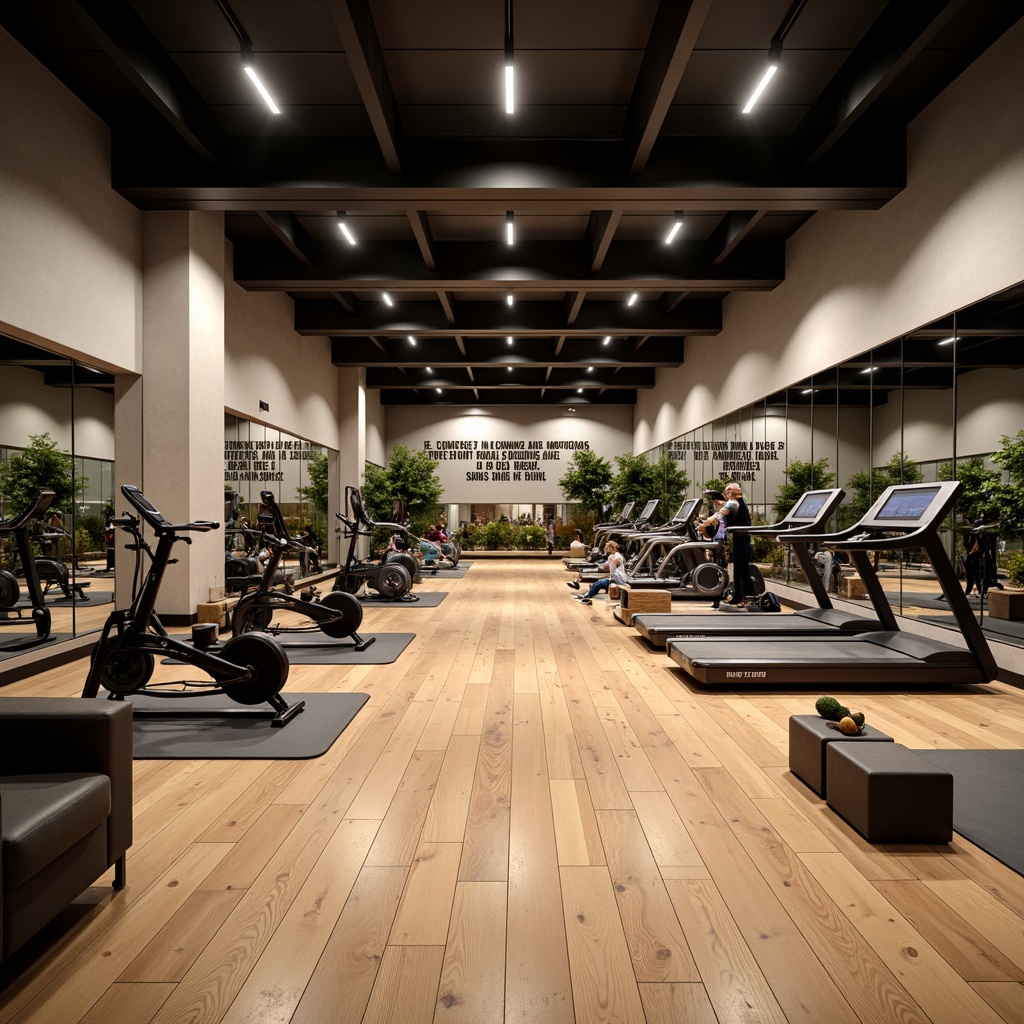 Contemporary Style Fitness Club Interior Design Ideas