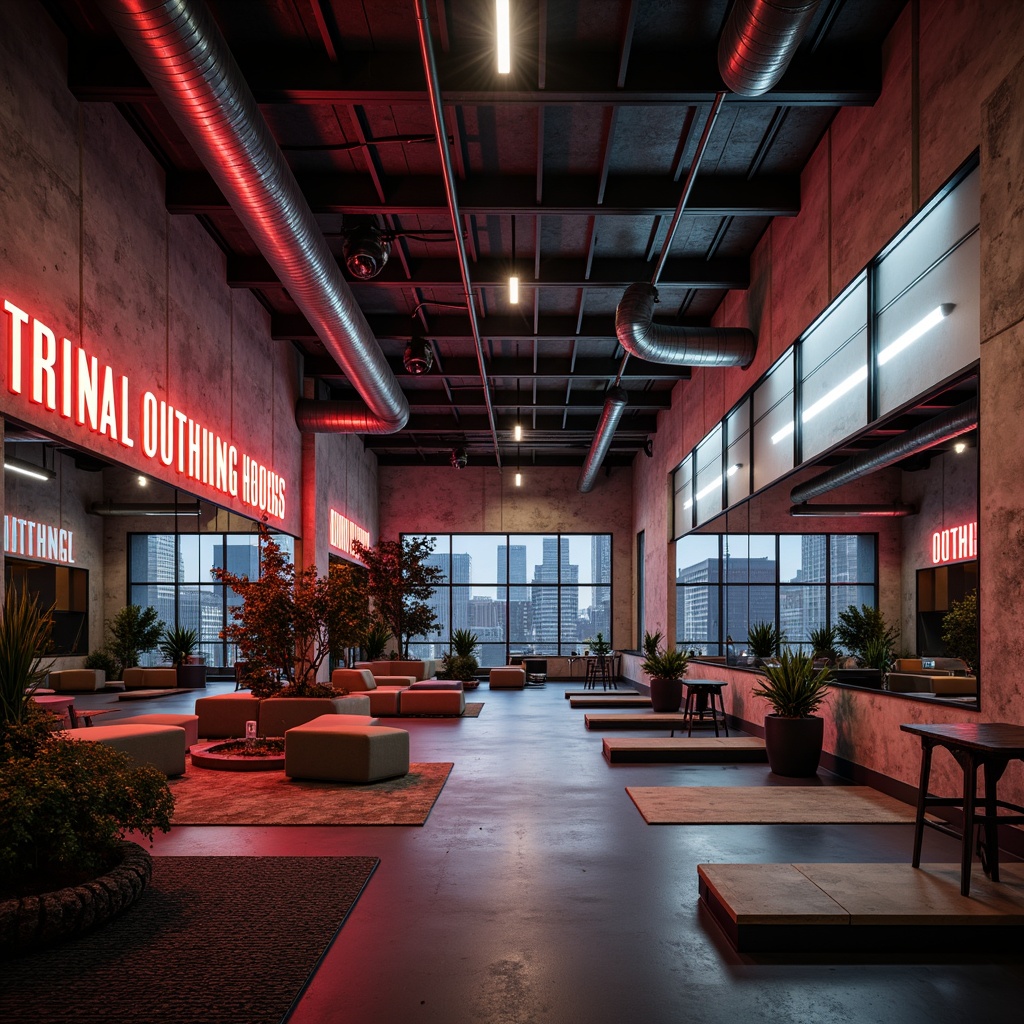 Brutalism Style Fitness Club Design Ideas