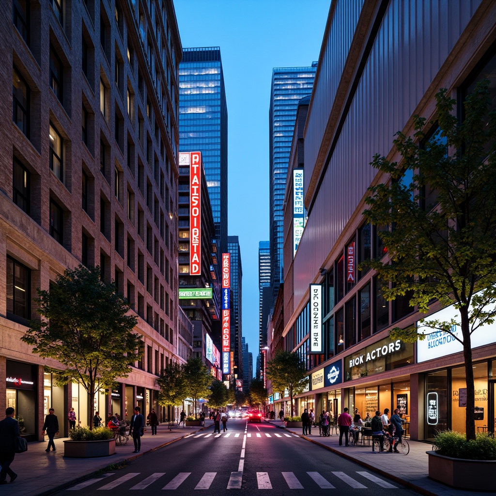 Prompt: Vibrant cityscape, modern skyscrapers, neon lights, bustling streets, trendy coffee shops, urban lofts, industrial chic, exposed brick walls, metallic accents, bold typography, contrasting color blocks, dynamic gradient effects, high-contrast lighting, cinematic atmosphere, 1/2 composition, dramatic shadows, realistic reflections, advanced compositing.