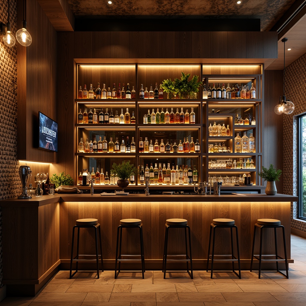 Transitional Style Home Bar Design Ideas