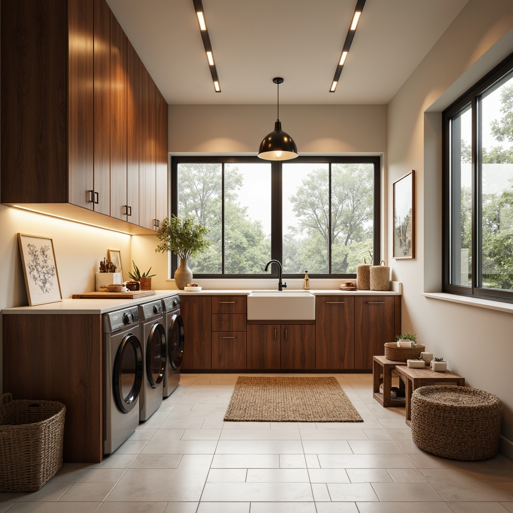 Mid-Century Modern Style Laundry Interior Design Ideas