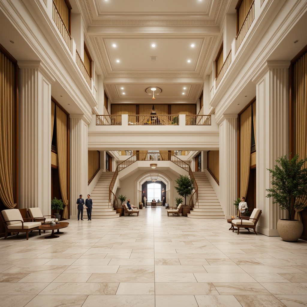 Prompt: Marble floors, ornate columns, grand staircases, symmetrical architecture, elegant archways, neutral color palette, beige walls, cream-colored ceilings, luxurious furnishings, velvet drapes, golden accents, intricate moldings, ornamental details, natural stone cladding, warm soft lighting, shallow depth of field, 1/1 composition, realistic textures, ambient occlusion, healthcare equipment, medical instruments, comfortable waiting areas, calming ambiance.