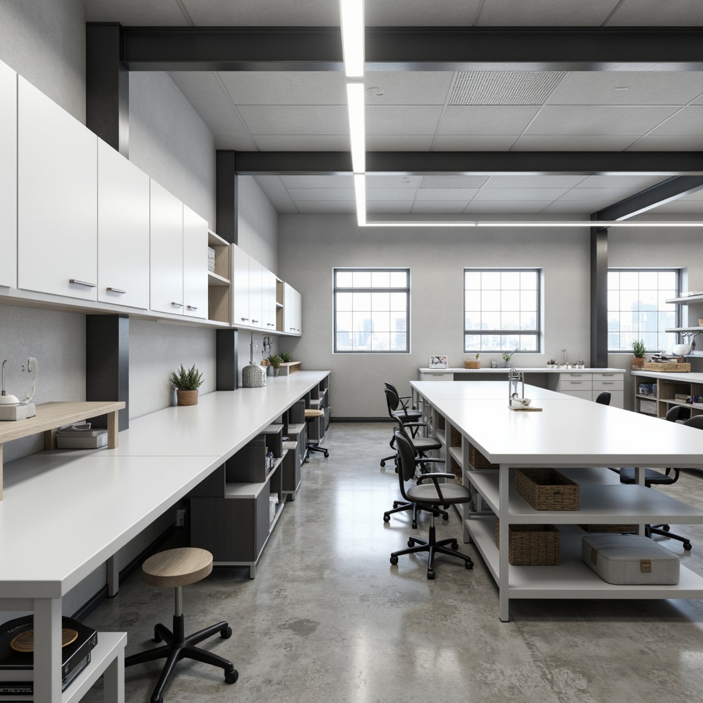 Laboratory Minimalism Style Building Interior Design Ideas