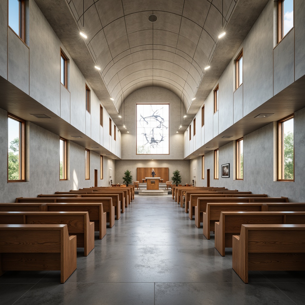 Streamline Moderne Style Church Interior Design Ideas