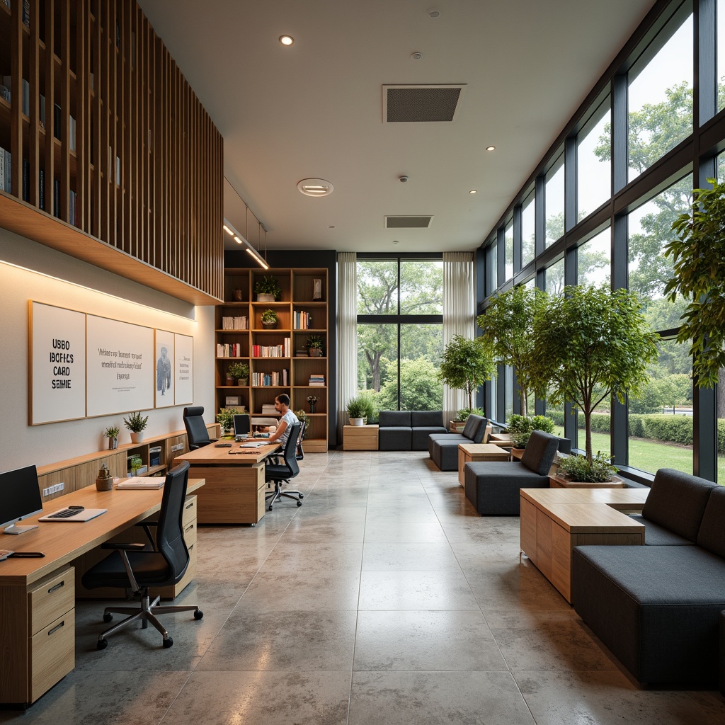 Academic Style Workspace Layout Design Ideas