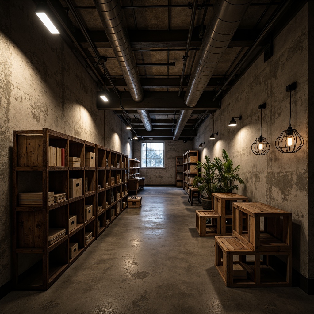 Storage Room Brutalism Style Interior Design Ideas