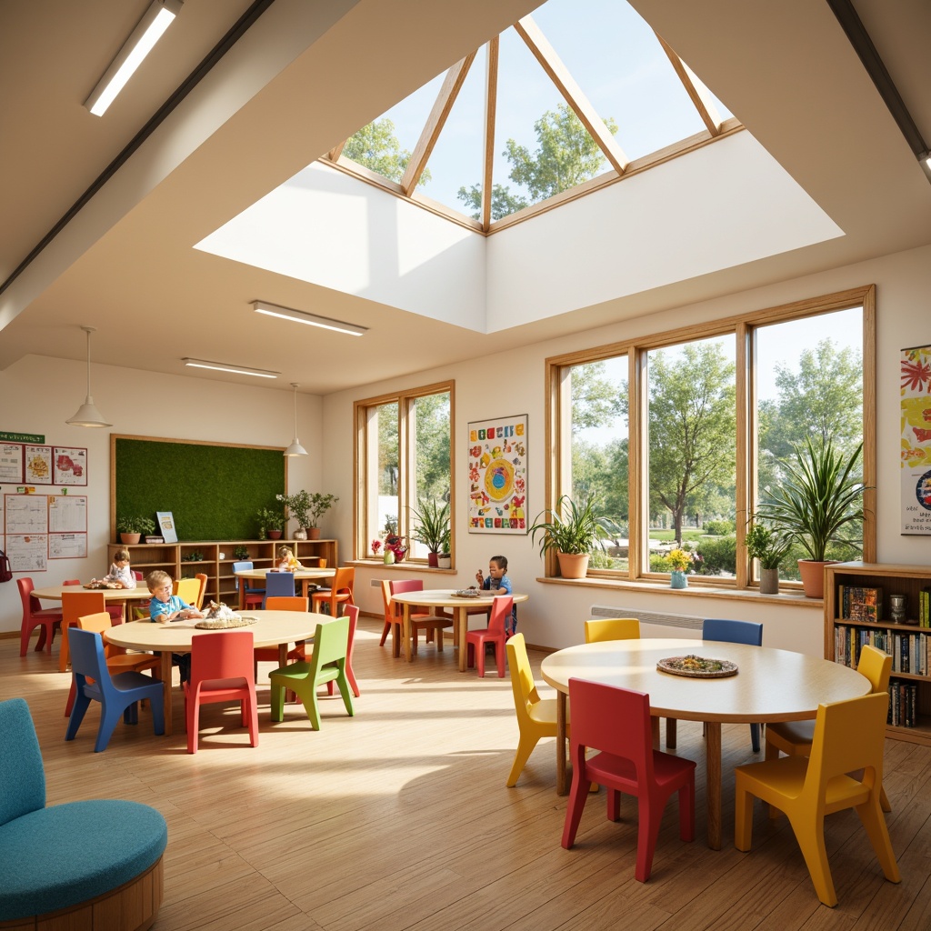 Kindergarten Mid-Century Modern Style Building Design Ideas