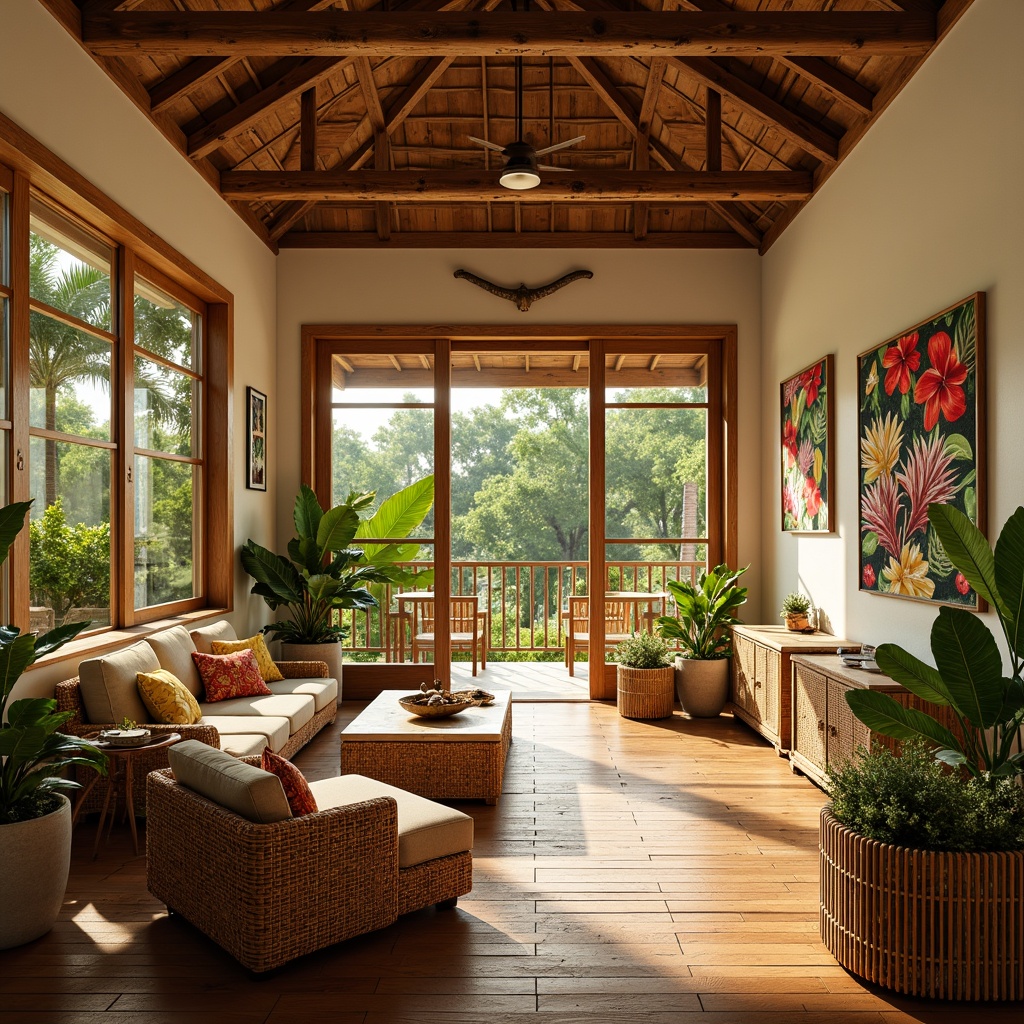 Tropical Style Building Interior Design Ideas