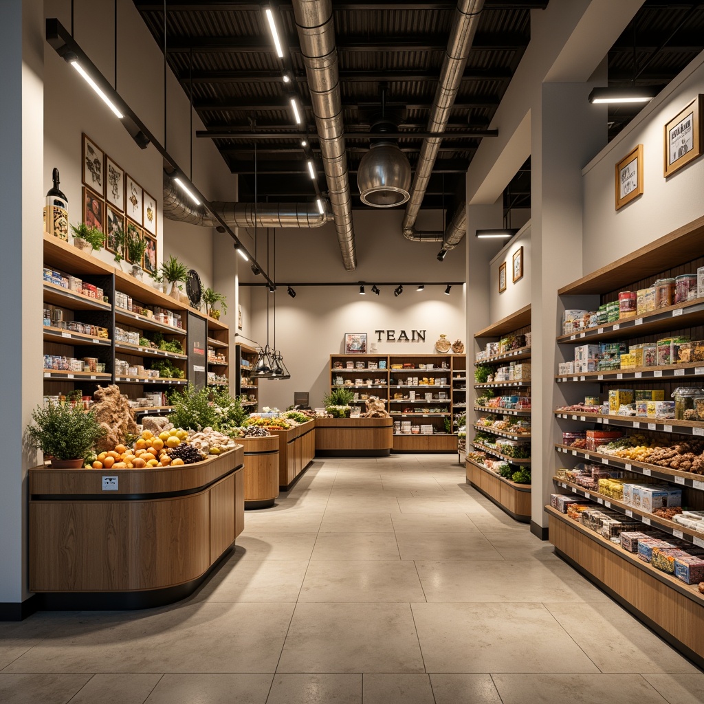 Grocery Store Minimalism Style Building Design Ideas