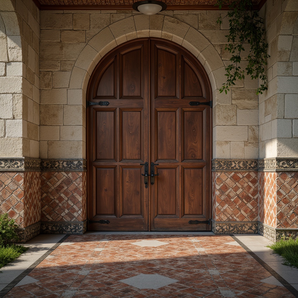 Prompt: Rough stone walls, weathered wooden planks, rusty metal sheets, distressed concrete floors, vintage brick facades, ornate ceramic tiles, intricate mosaic patterns, glossy polished marble, matte finished stucco, richly grained wood panels, subtle gradient effects, warm golden lighting, shallow depth of field, 1/1 composition, realistic textures, ambient occlusion.