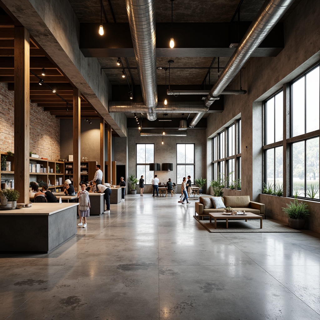 Factory Industrial Style Building Interior Design Ideas