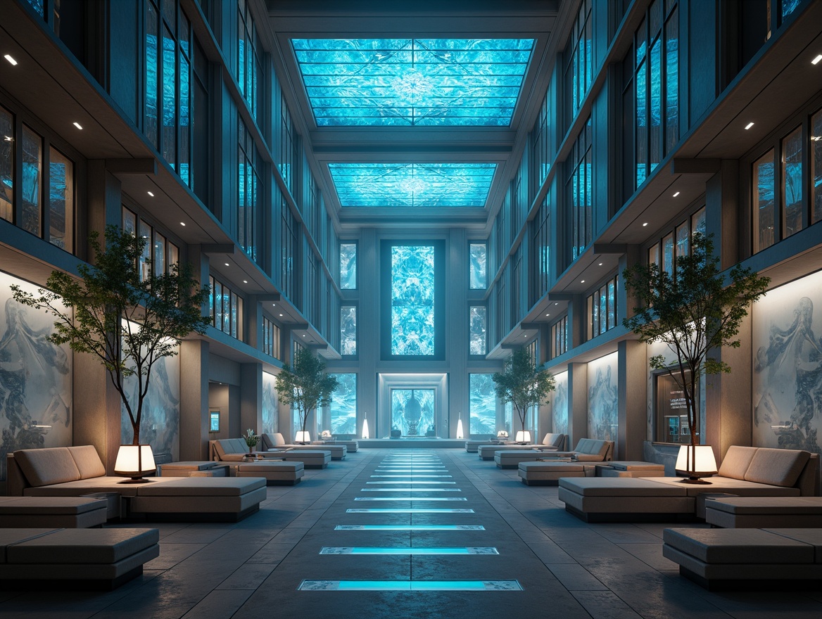 Prompt: Ancient monastery, futuristic renovation, sleek metallic accents, holographic murals, neon-lit corridors, levitating walkways, minimalist chapels, sacred geometry patterns, ambient luminescence, soft misty atmosphere, shallow depth of field, 1/1 composition, symmetrical framing, cinematic lighting, realistic reflections, mystical ambiance, futuristic furnishings, cryogenic storage units, advanced medical facilities, virtual reality sanctums, neural network-inspired architecture, cyberpunk nuances.