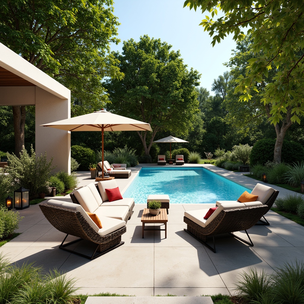 Mid-Century Modern Style Pool Design Ideas