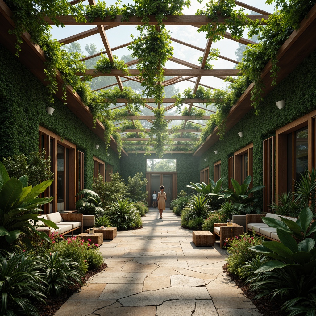 Greenhouse Tropical Style Building Design Ideas