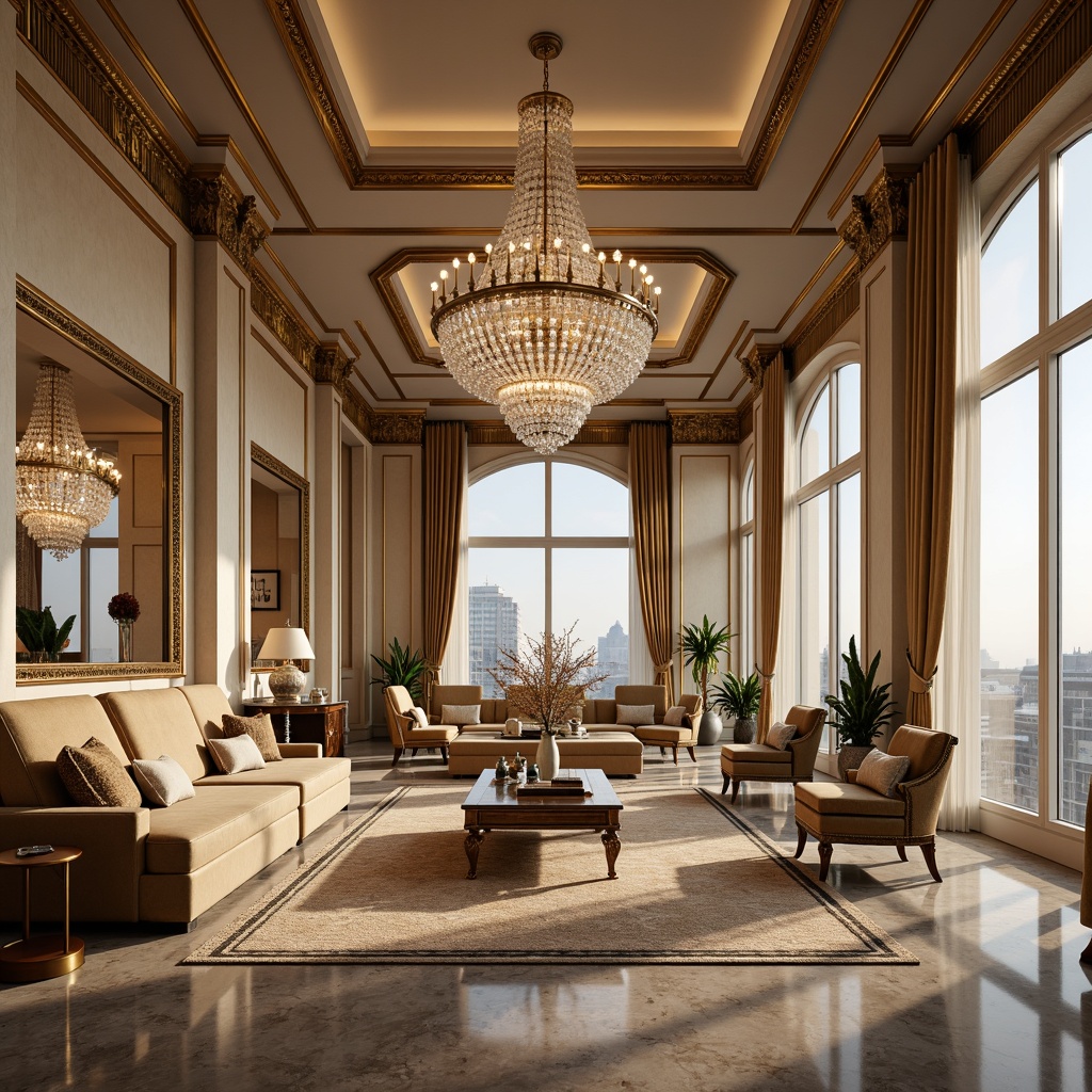 Penthouse Neoclassicism Style Building Design Ideas