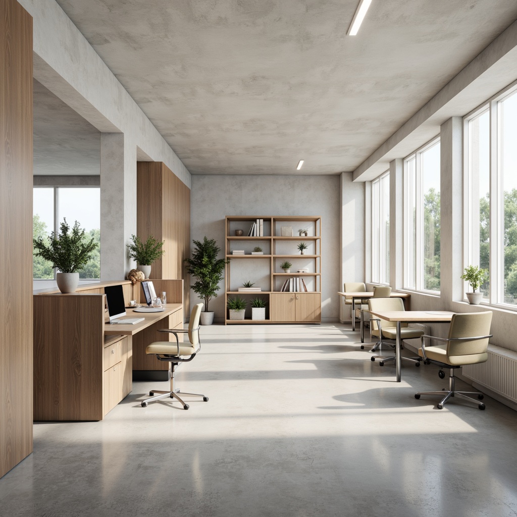 Prompt: Modern functional space, sleek furniture pieces, minimalist design, ergonomic chairs, adjustable desks, compact storage units, space-saving shelves, metallic accents, wooden textures, pastel color palette, natural light, softbox lighting, shallow depth of field, 1/1 composition, realistic renderings, ambient occlusion.