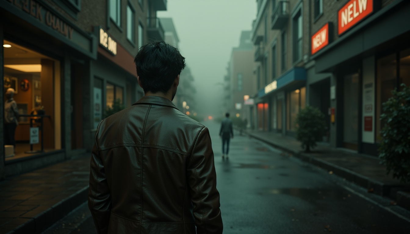 Prompt: 1 aspect ratio, shallow depth of field, atmospheric fog effects, realistic textures, subtle camera movements, intimate close-ups, warm color tones, film noir inspirations.