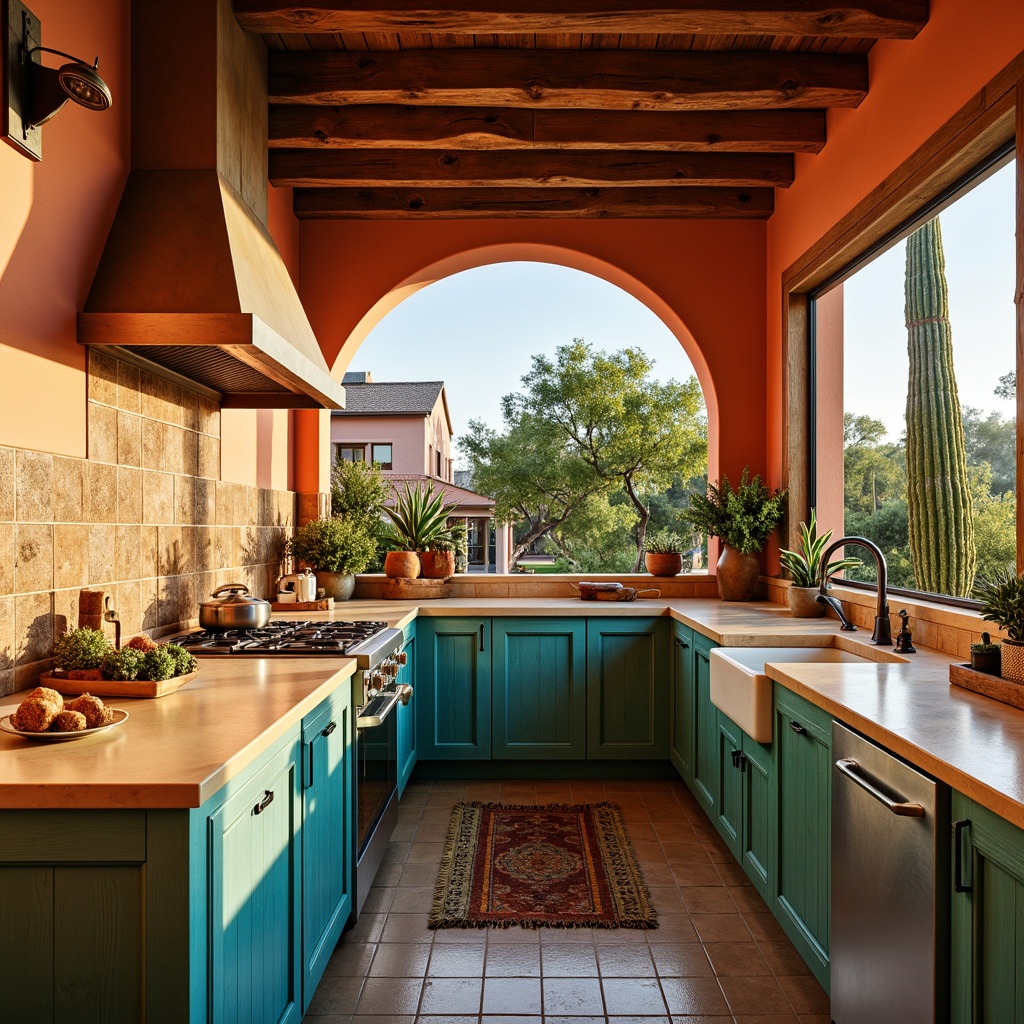 Southwestern Style Kitchen Interior Design Ideas