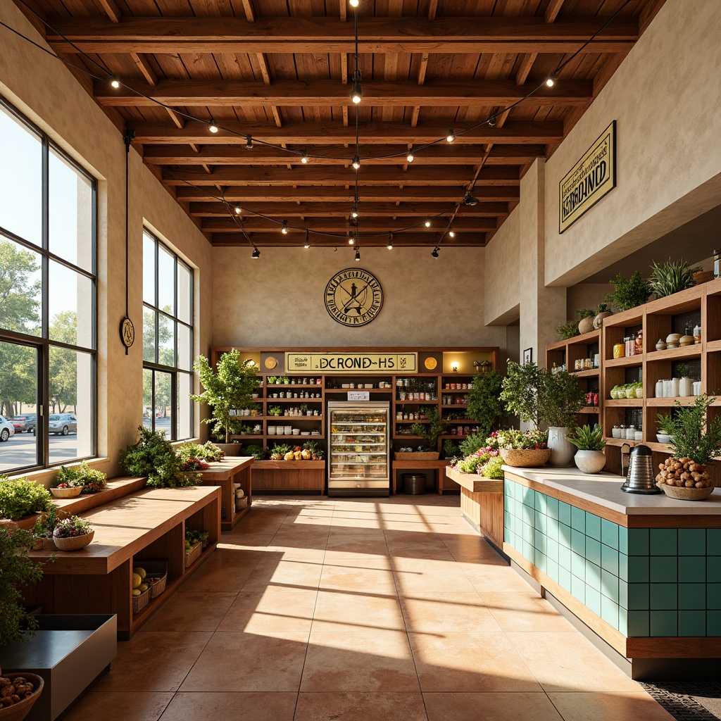 Grocery Store Mid-Century Modern Style Design Ideas