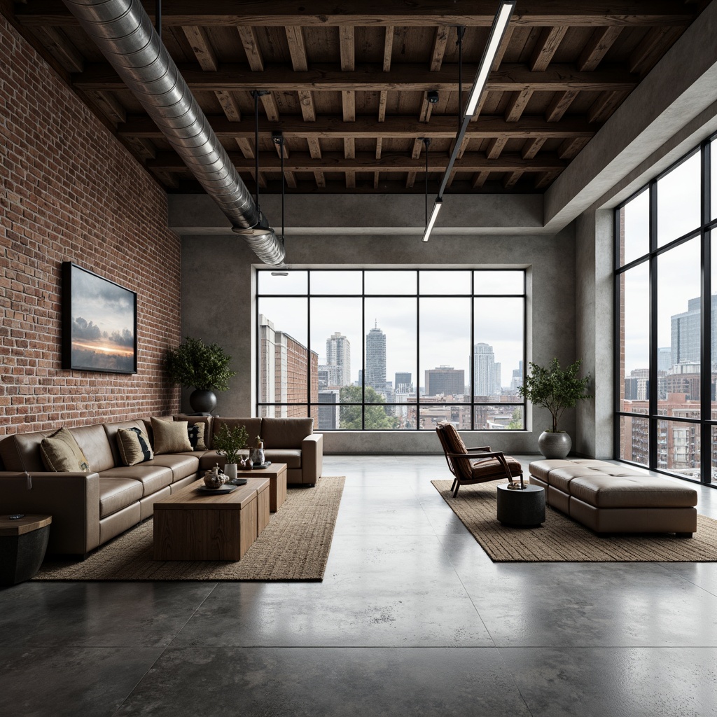 Penthouse Industrial Style Interior Design Ideas