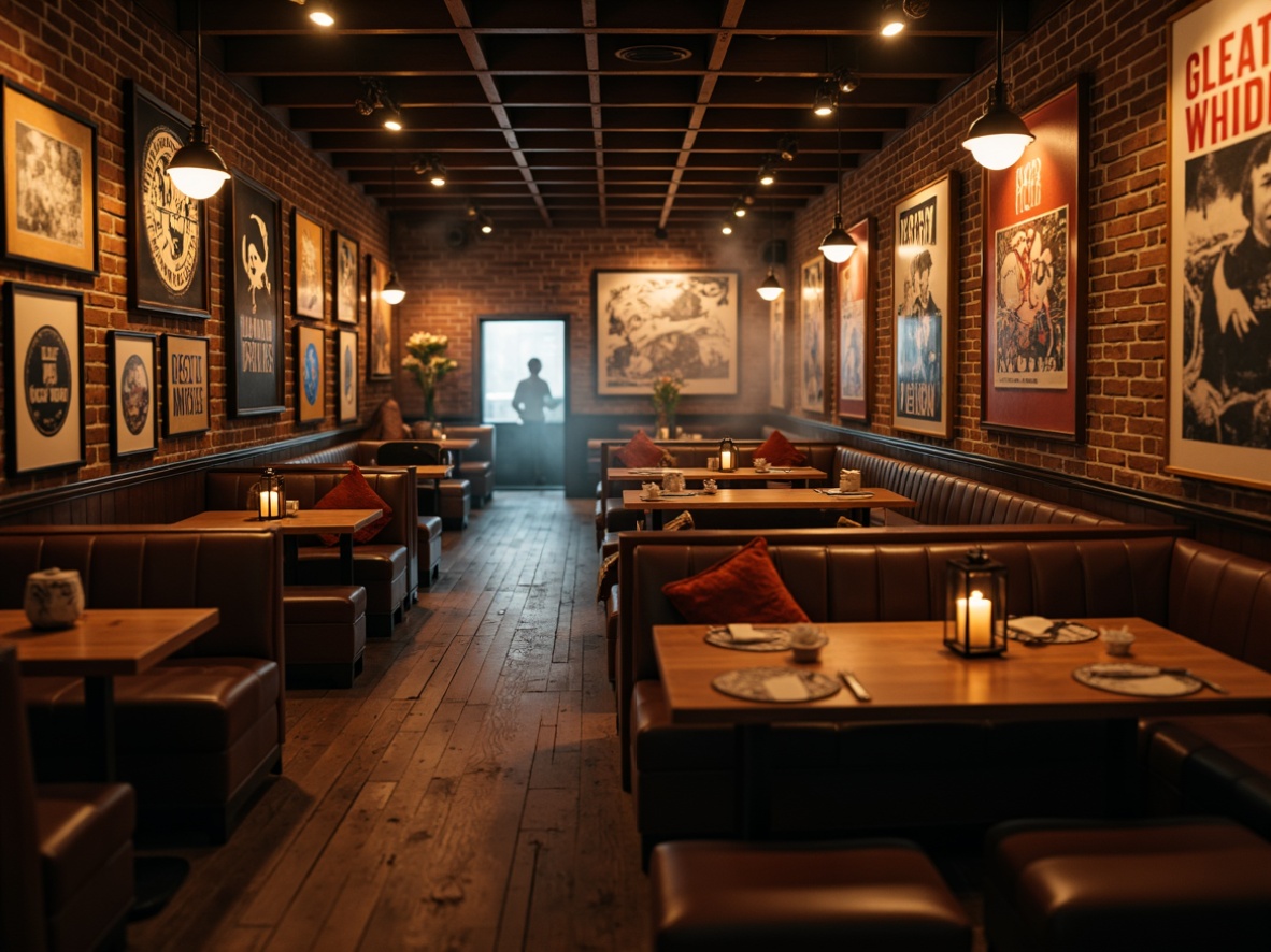 Prompt: Cozy pub atmosphere, rustic wooden accents, vintage signs, distressed brick walls, dimmable pendant lamps, industrial metal shades, warm Edison bulbs, reclaimed wood tables, comfortable leather sofas, rich textiles, earthy color palette, atmospheric fog, soft warm glow, 1/2 composition, shallow depth of field, realistic reflections, ambient occlusion.