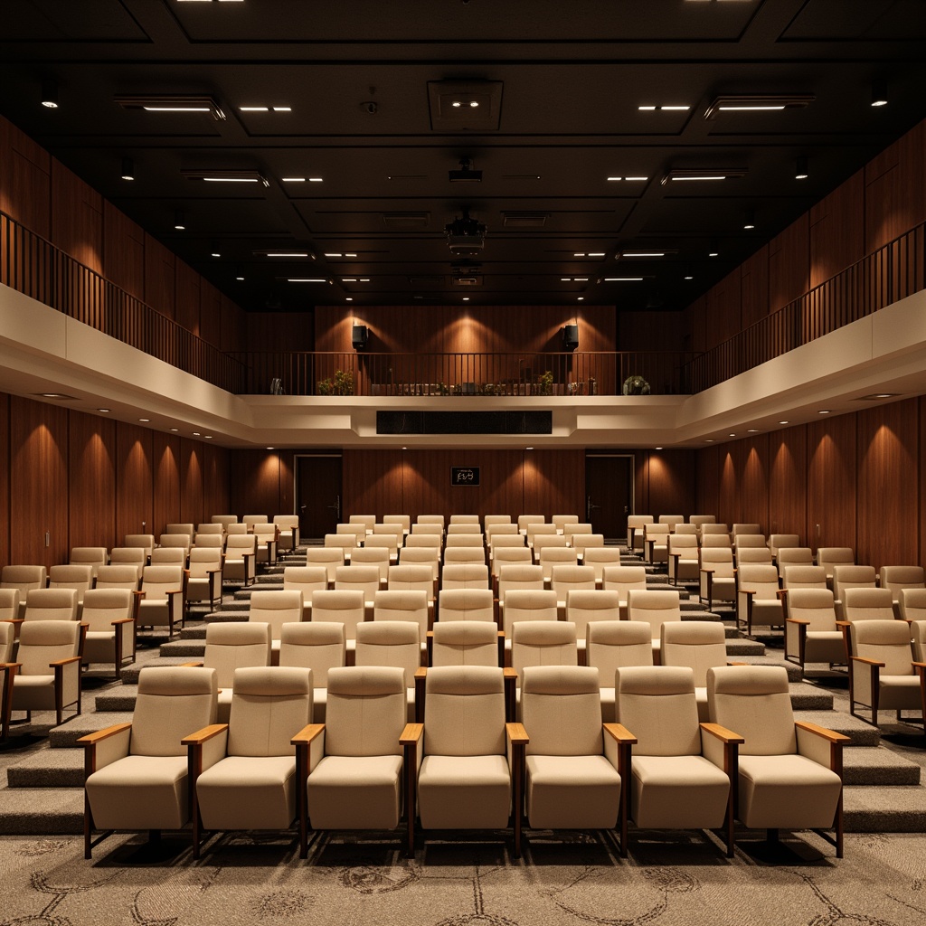 Auditorium Mid-Century Modern Style Building Design Ideas