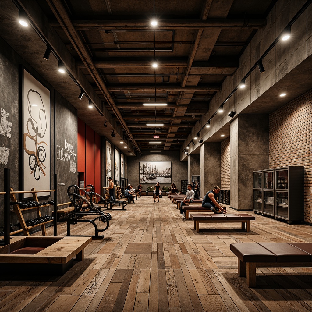 Brutalism Style Fitness Club Building Design Ideas