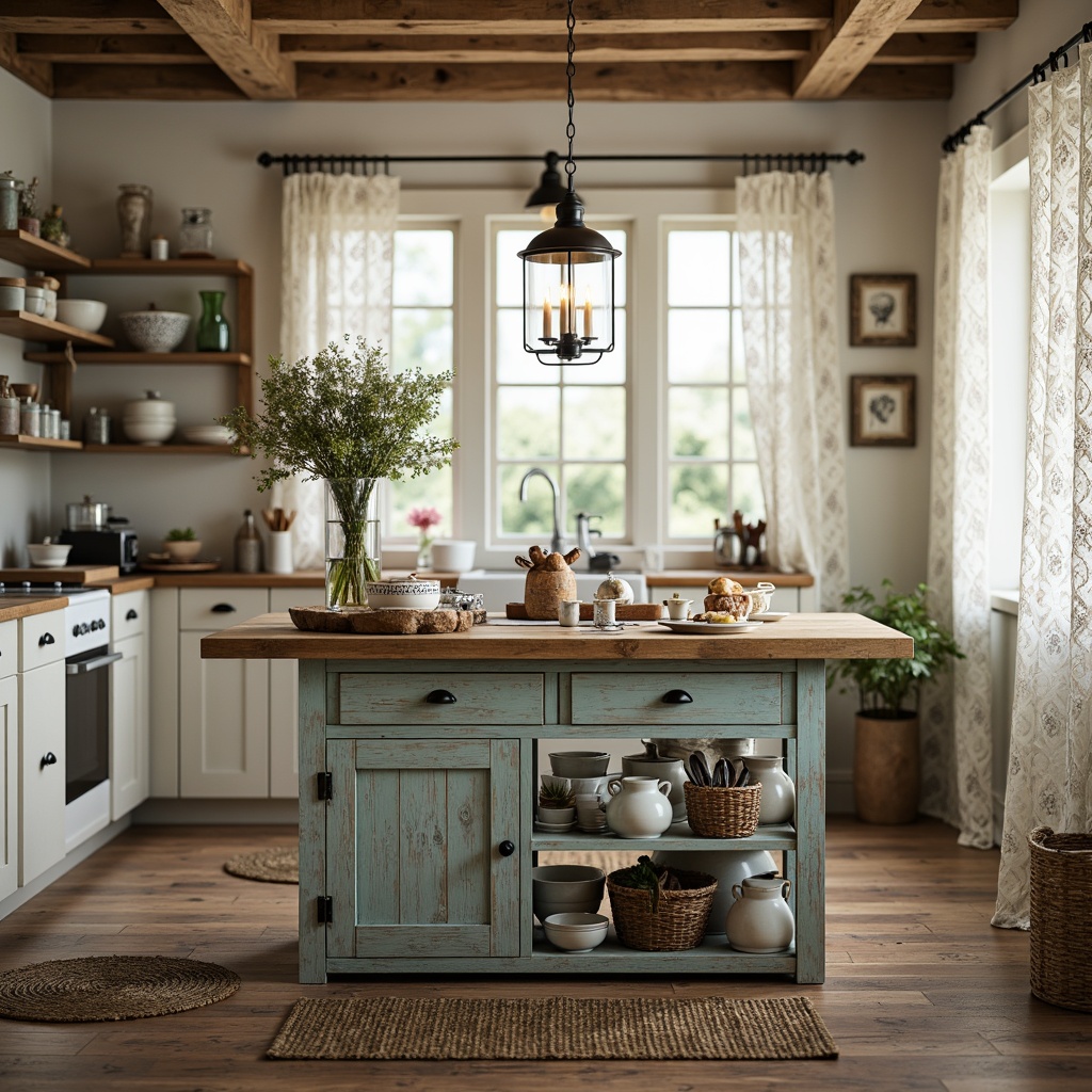 Shabby-Chic Style Kitchen Building Design Ideas