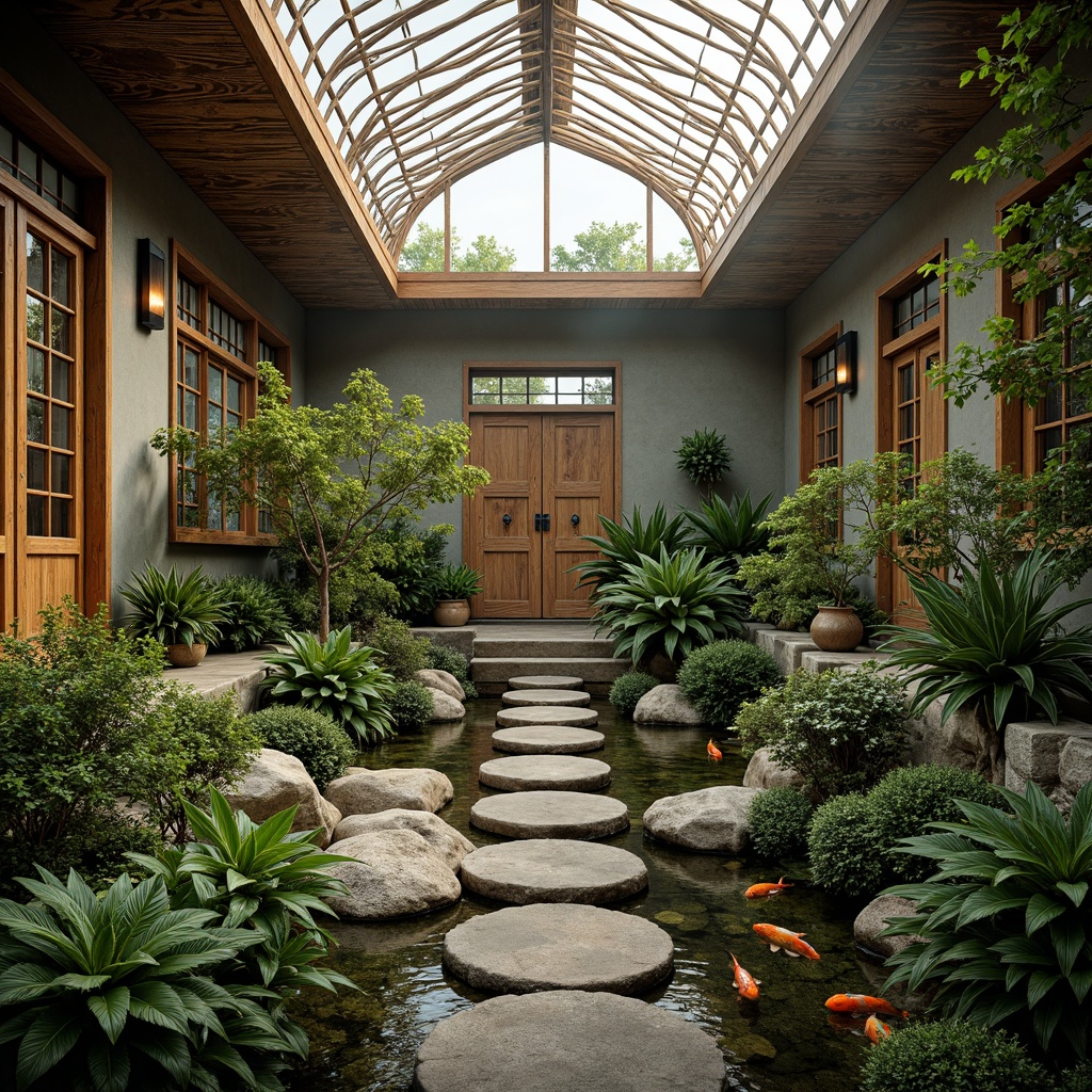 Greenhouse Asian Style Building Design Ideas